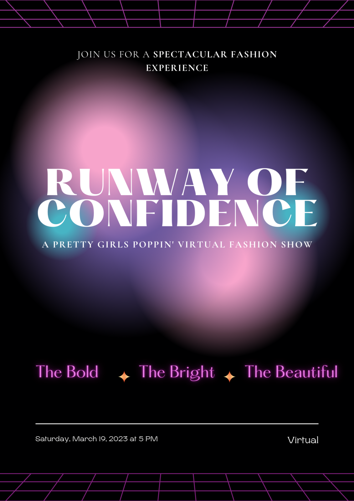 Runway of Confidence: A Pretty Girls Poppin' Virtual Fashion Show