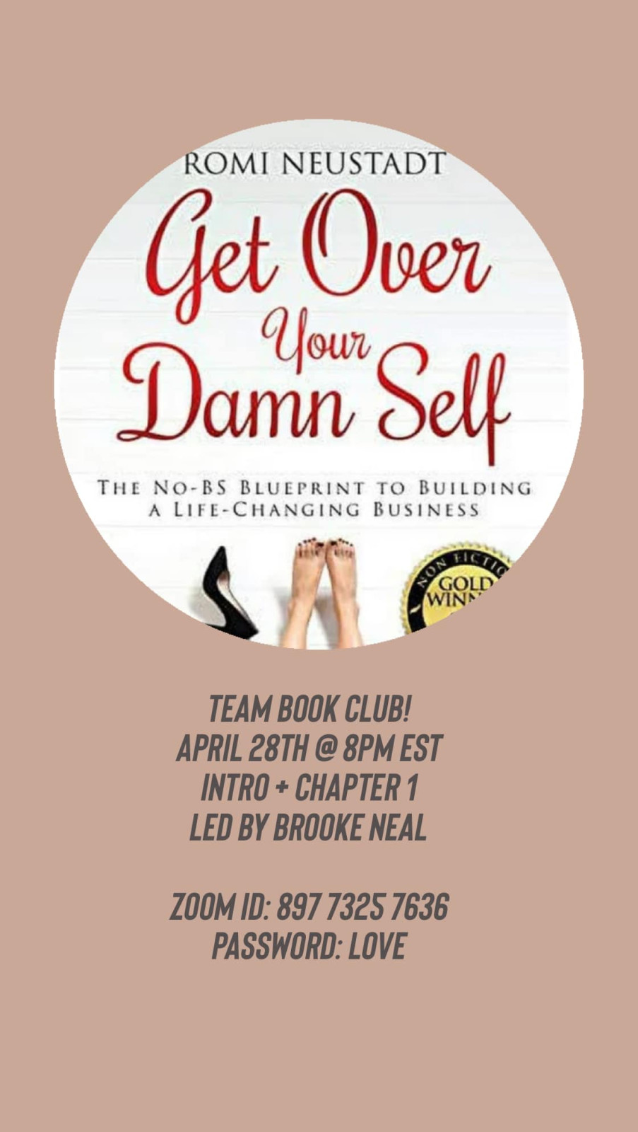 Love & Leadership Book Club - "Get Over Your Damn Self"
