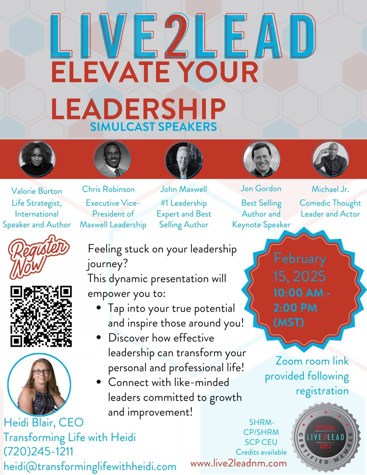 Live2Lead Elevate Your Leadership