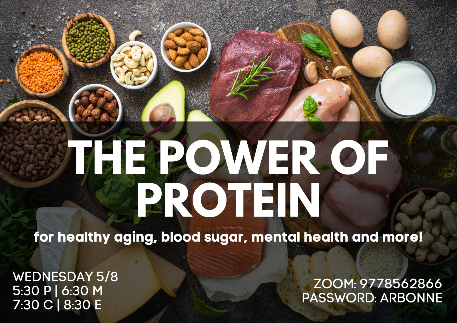 The Power of Protein - May 8 (Guest Event)