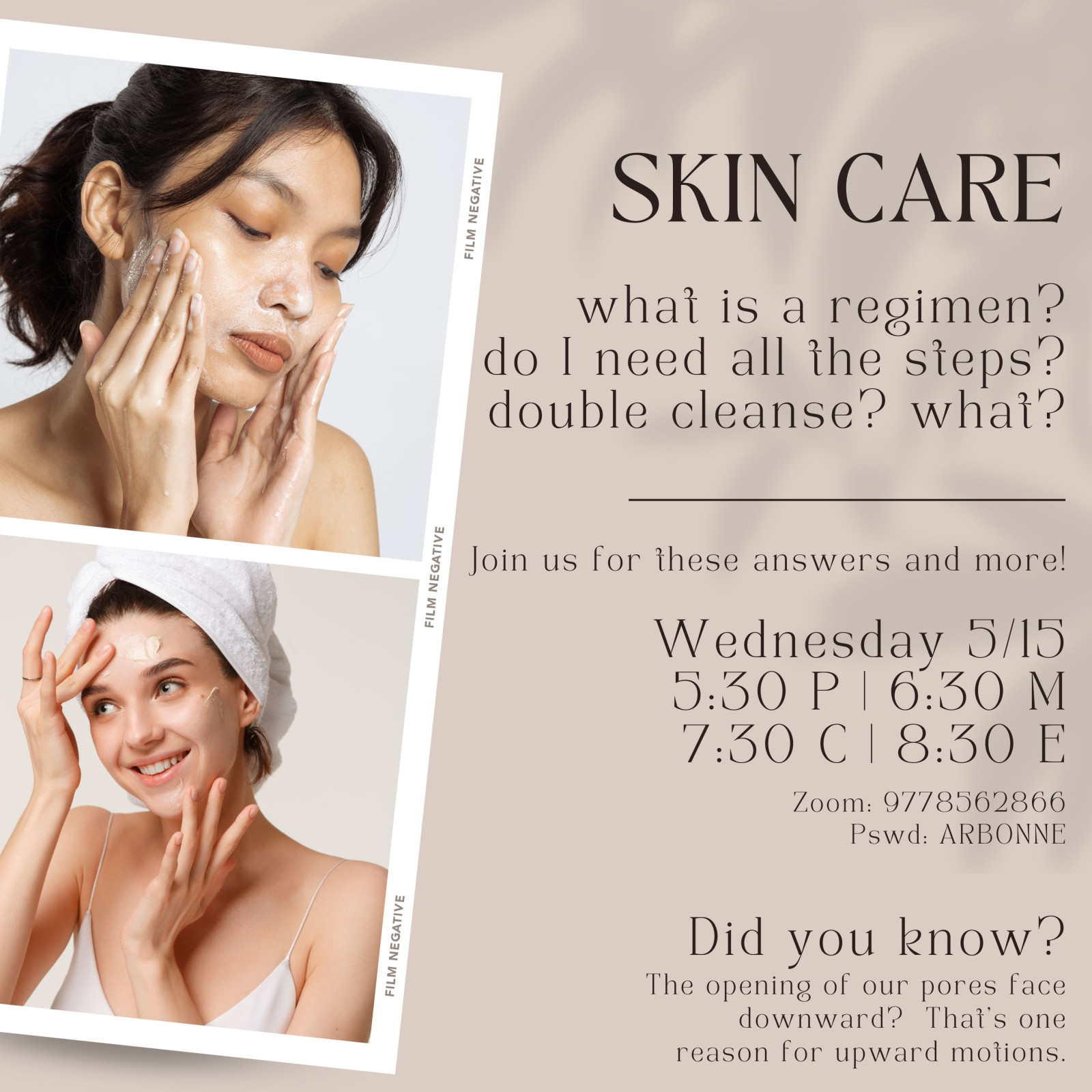 What is a Skincare regimen - May 15 (Guest Event)