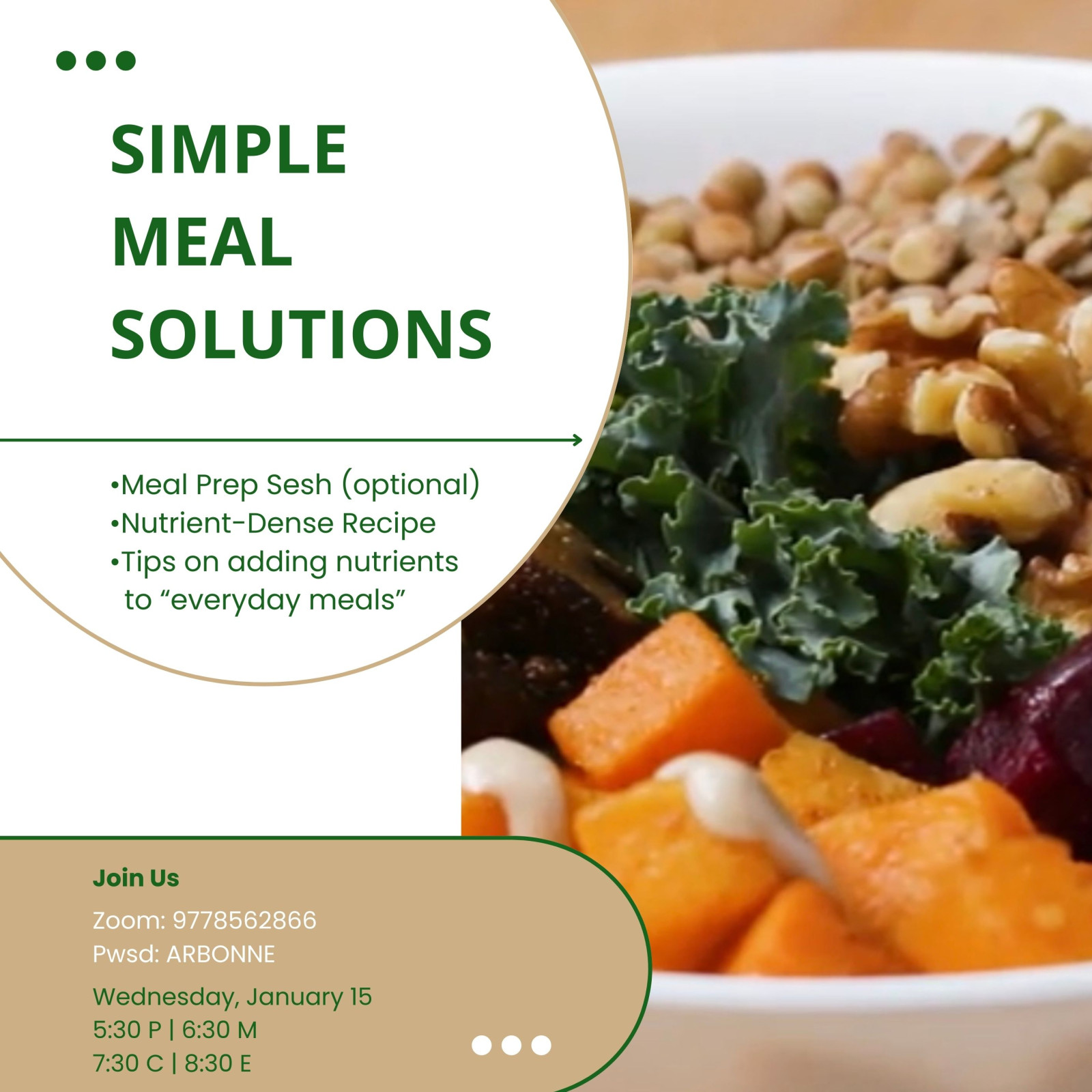 Simple Meal Solutions - January 15