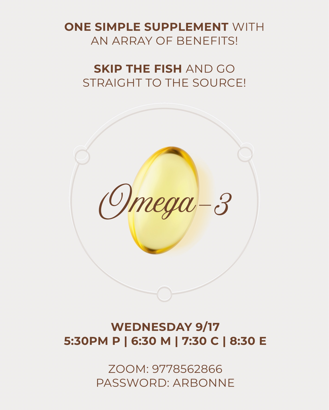 Omega 3 - September 17