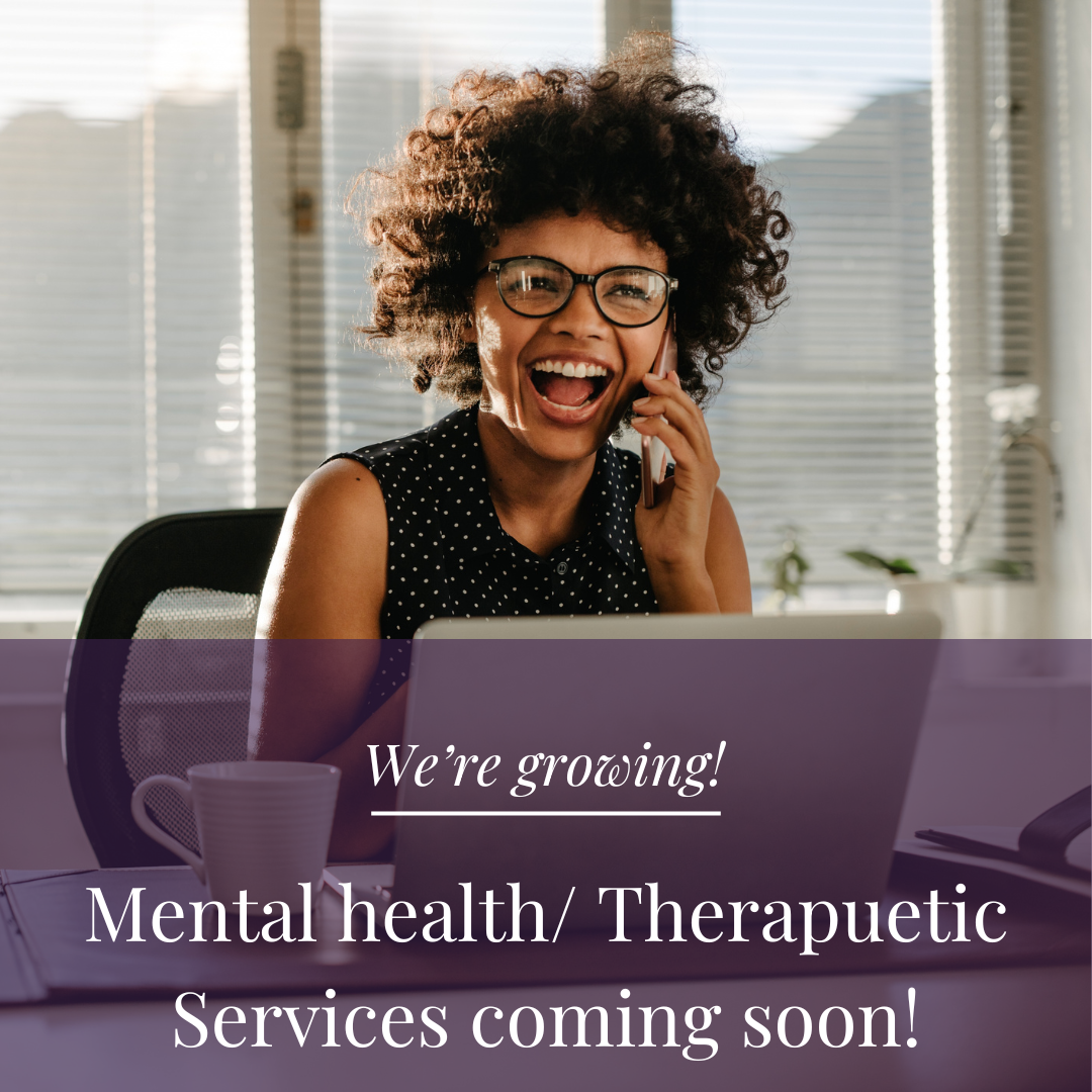 We're Adding Mental Health Services Now! :)