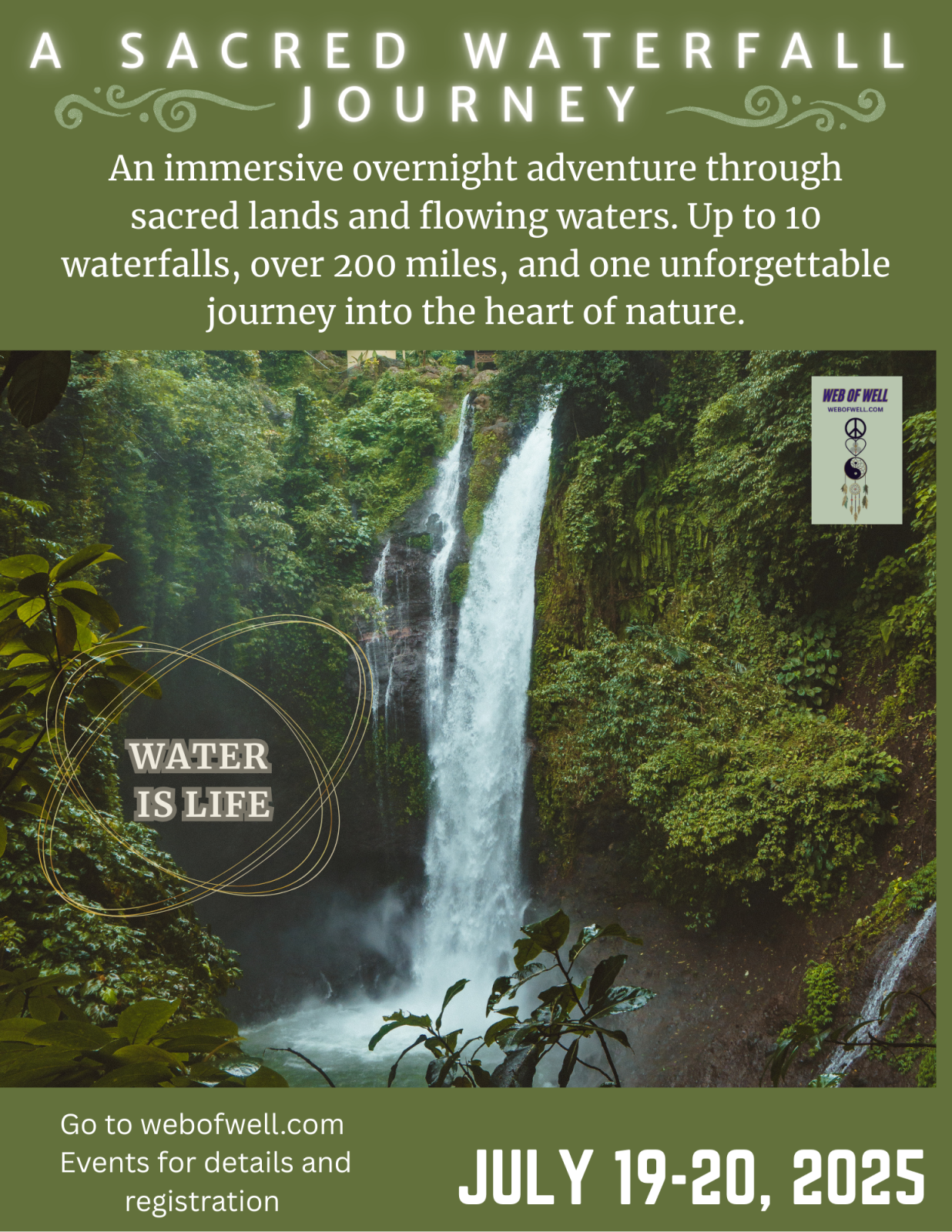 Sacred Waterfall Journey